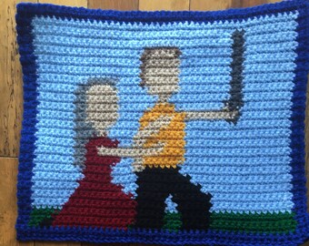 Shakespeare Graph, Coriolanus patroon, Shakespeare haak, haakpatroon, C2C Graphghan, 50x50 grafiek, Shakespeare haak, Coriolanus