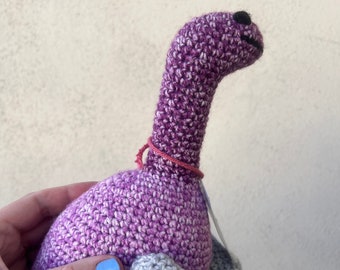 Roze dinosaurus, veelkleurige Brachiosaurus, Brian de Brachiosaurus, Dinosaur Lovey, Brachiosaurus Plushie, Brontosaurus Plushie, Dinosaur Doll