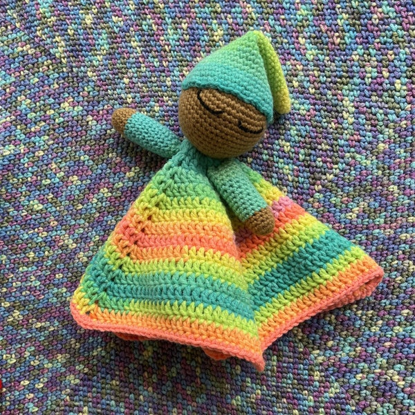 Lovey Crochet Pattern, Baby Lovey Pattern, Sleeping Baby, New Baby Crochet, Sleeping Baby, Stuffie Toy Pattern, Crochet Plushie, Lovey Doll