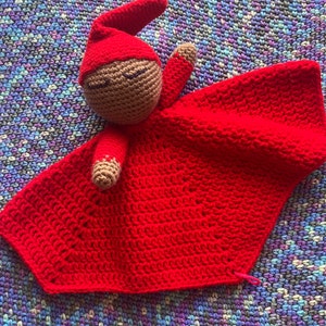 Sleepy Baby Lovey, Sleeping Lovey, New Baby Gift, Baby Lovey, Crochet Lovey, Amigurumi Doll, New Baby Doll image 3