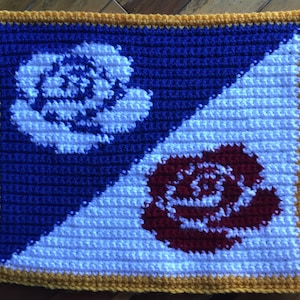 Shakespeare Graph, Henry VI Pattern, Shakespeare Crochet, Crochet Pattern, C2C Graphghan, 50x50 Graph, Shakespearian Crochet, King Henry VI