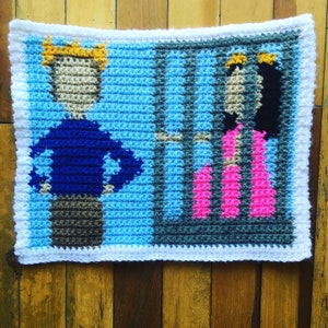Shakespeare Graph, A Winter&#39;s Tale Pattern, Shakespeare Crochet, Crochet Pattern, C2C Graphghan, 50x50 Graph, Shakespearian Crochet, Winters