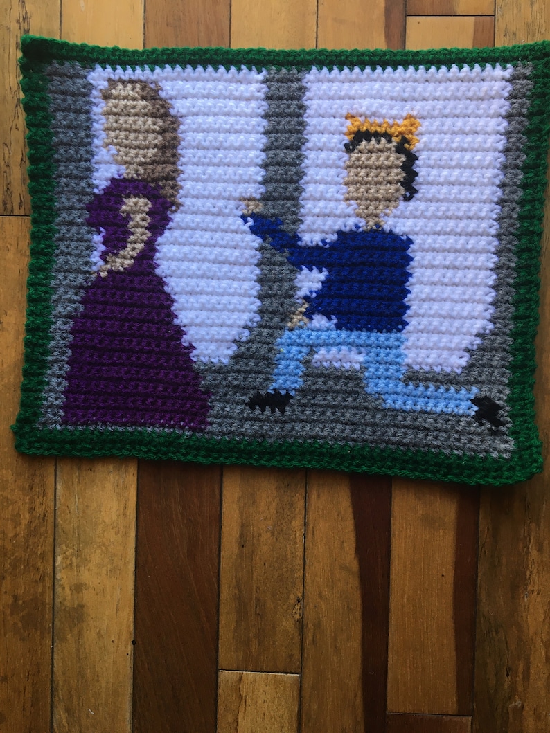 Shakespeare Crochet Crochet Pattern Edward III Pattern Shakespeare Graph Edward III C2C Graphghan 50x50 Graph Shakespearian Crochet