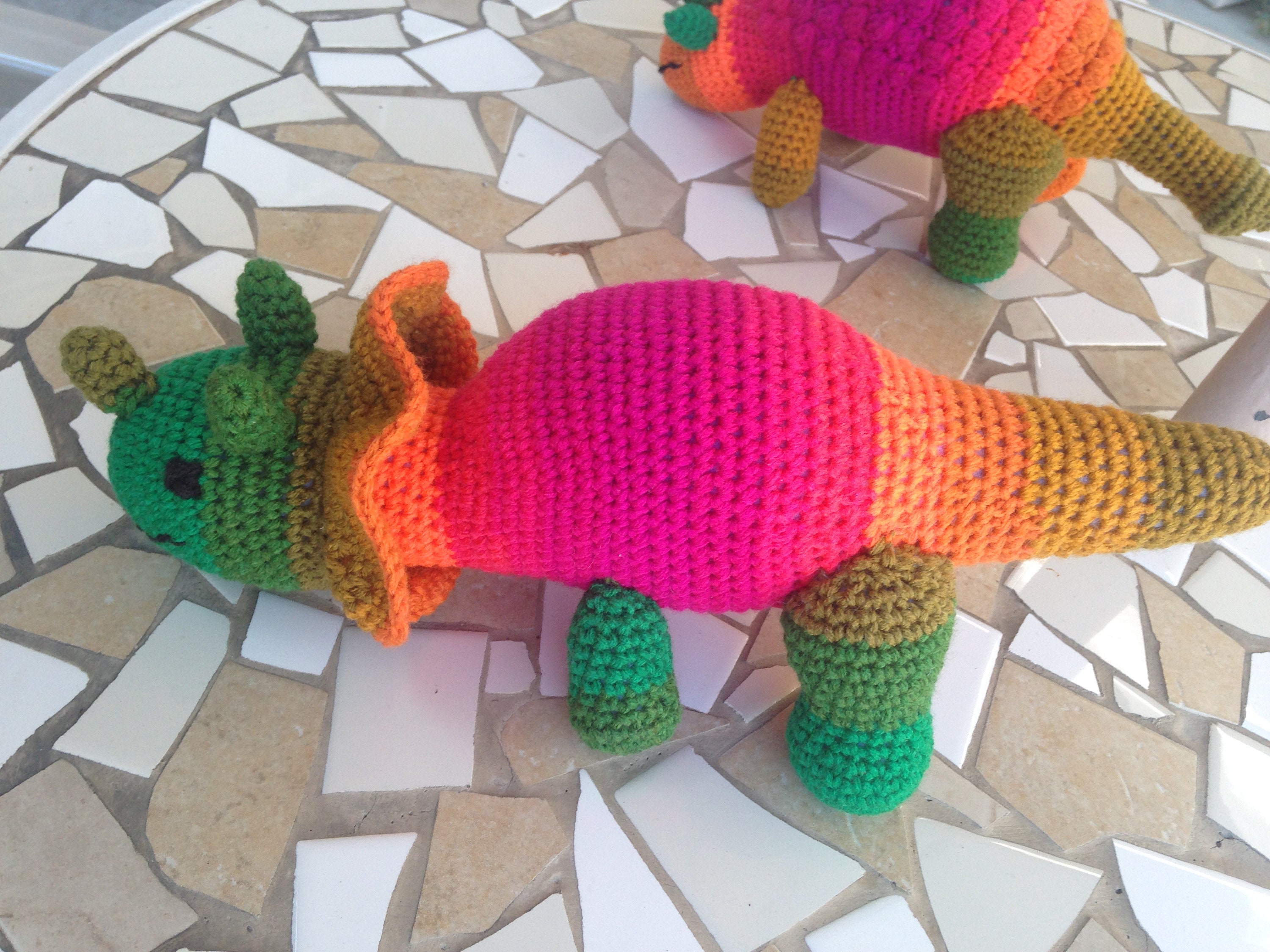 rainbow dinosaur toy