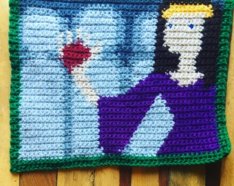 Shakespeare Graph, Macbeth Pattern, Shakespeare Crochet, Crochet Pattern, C2C Graphghan, 50x50 Graph, Shakespearian Crochet, Scottish Play