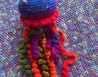 Rainbow Jellyfish, New Baby Gift, Sea Creature, Cute Jellyfish, Smiling Jellyfish, Giant Jellyfish, Man o' War Fish