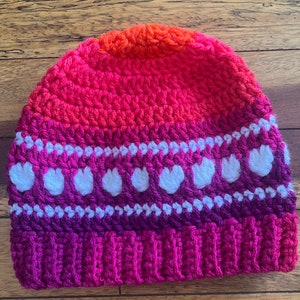 heart hat in various sizes and colors baby sunburst