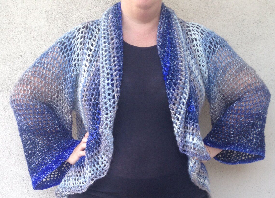 Crochet Pattern Jacket Circle Jacket Pattern PDF Pattern Coat Shawl in a Ball Pattern Crochet ...