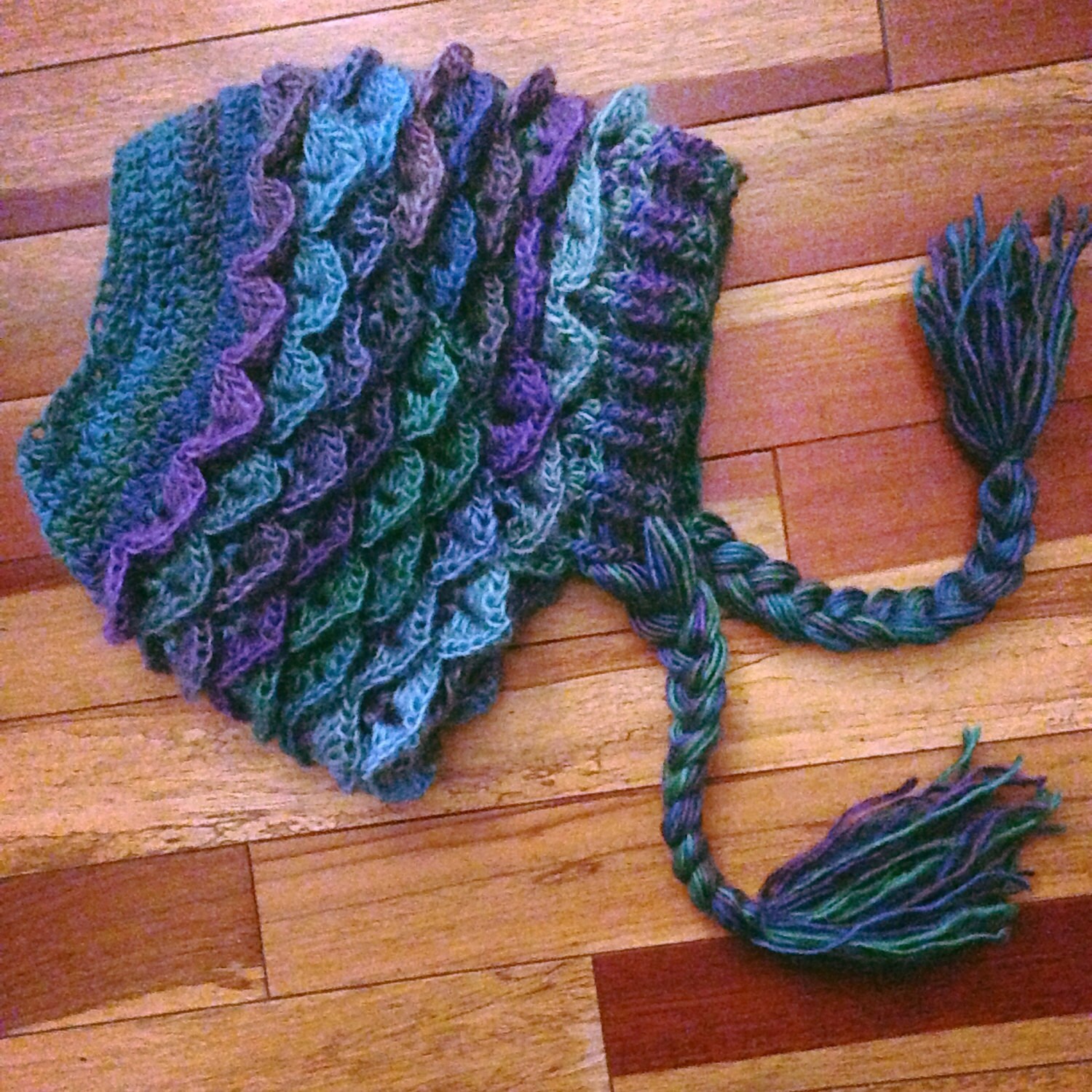 Crochet Messy Bun Hat Pattern, Dragon Scale Crochet Pattern, Messy Bun