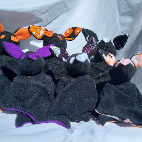 Handmade Bat Plushies *Multiple Colors and Sizes*