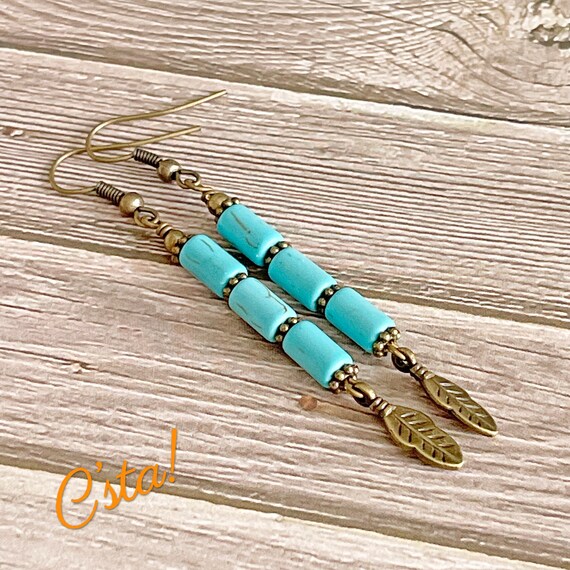 Southwest turquoise hotsell earrings
