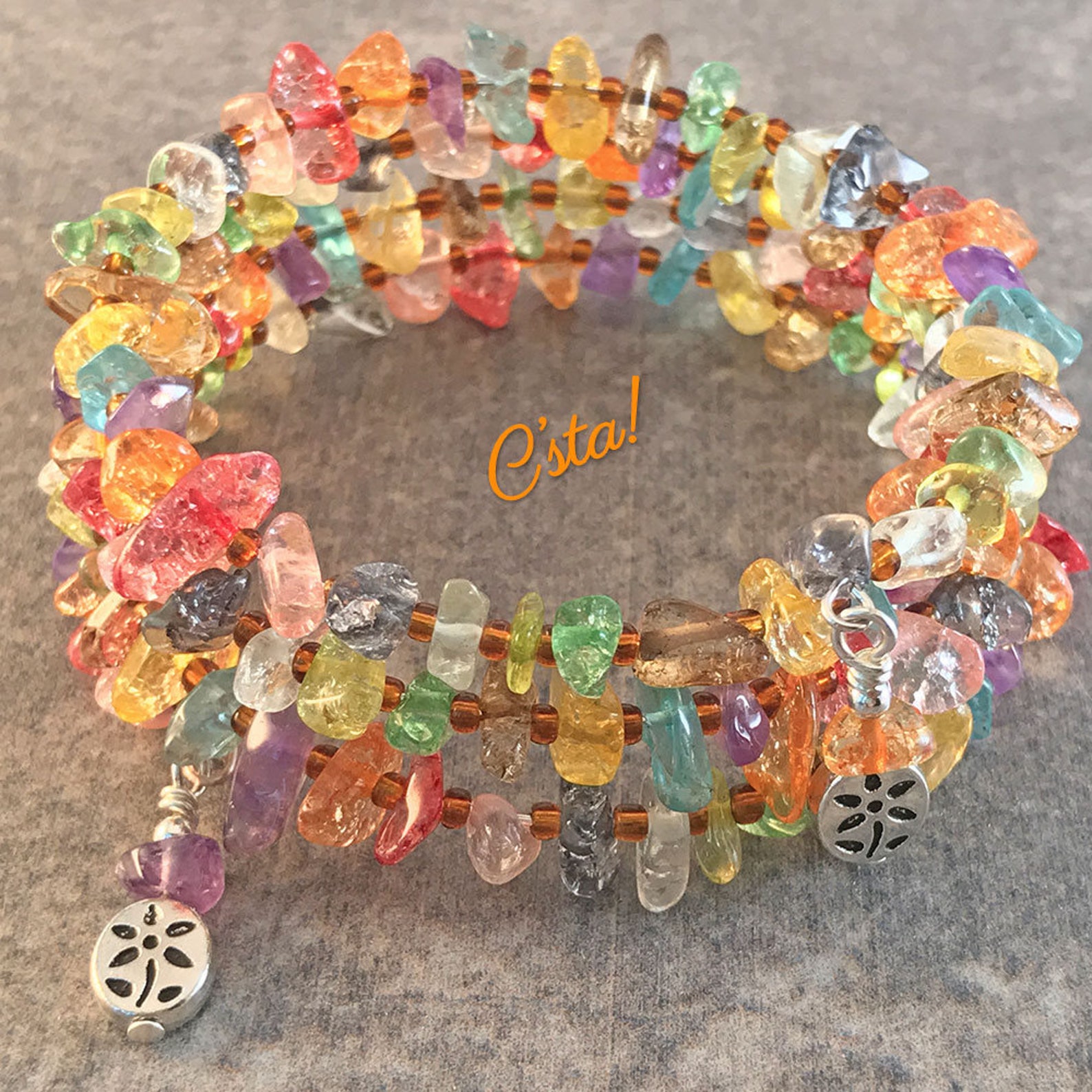 Multi Gemstone Jewelry Set Etsy