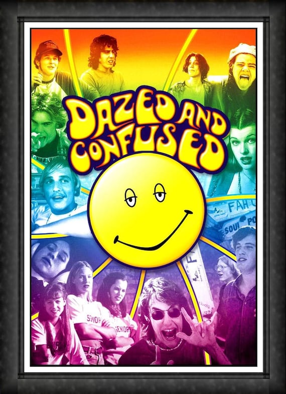 Dazed and Confused Movie Poster Canvas Print Fridge Magnet 6x8