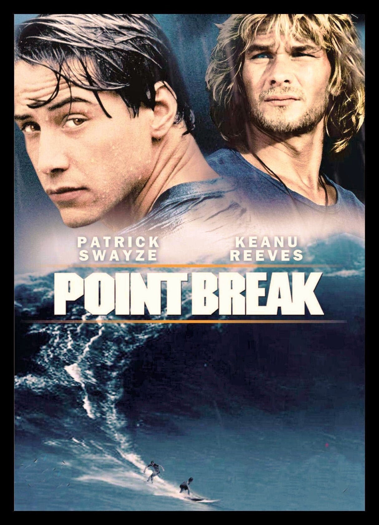 Point Break Keanu Reeves Movie Poster Canvas Print Fridge Etsy