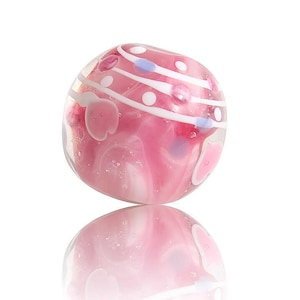 Lampwork 16mm 20mm Color gradient Heart Glaze Bead Glass Bead Charm Bracelet DIY Necklace Chain Craft Supply