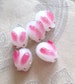 Glazed Bead 14mm Rabbit Glass Beads Handmade Bead Fun Bead Charm Bracelet DIY bracelets Japanese Style Bead Animal Bead 