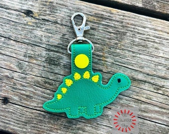 Stegosaurus Keychain, Stegosaurus Key Chain, Stegosaurus Keyring, Dinosaur Keychain, Dino Love, Stegosaurus Charm, Dino Lover, Dinosaur Tag