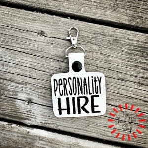 Personality Hire Keychain, Personality Hire Key Ring, Personality Hire Key Chain