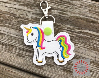 Unicorn Keychain, Unicorn Key Chain, Unicorn Keyring, Unicorn Key Ring, Unicorn Charm, Rainbow Unicorn, Pegasus, Magical Unicorn Gift, Magic