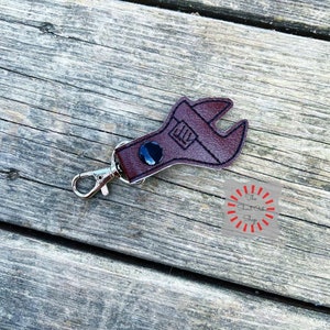 Wrench Keychain, Wrench Key Chain, Wrench Keyring, Wrench Key Ring, Tool Keychain, Father&#39;s Day Gift, Workshop, Handyman, Mechanic, Dad Gift