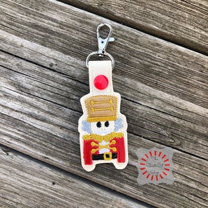 Nutcracker Keychain, Nutcracker Key Chain, Nutcracker Key Ring, Nutcracker Charm, Christmas Gift, Ballet Holiday Charm, Dancer Gift, Soldier