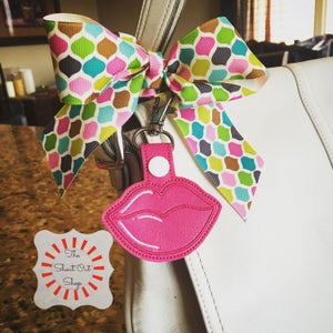 Lips Keychain, Lips Key Chain, Lips Keyring, Lips Keyfob, Kiss Keychain, Kiss Key Ring, Kiss Purse Charm, Hot Lips, Lips Charm, Valentine