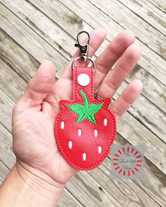 Strawberry keychain best sale