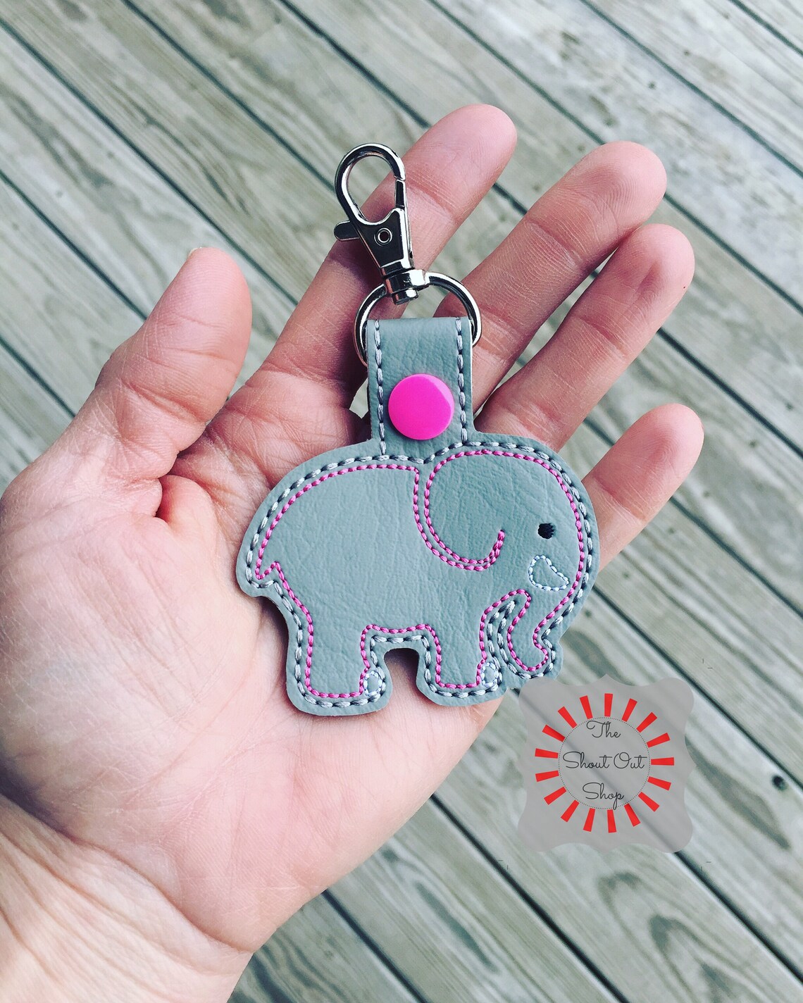 Elephant Keychain Elephant Key Chain Elephant Keyfob Etsy