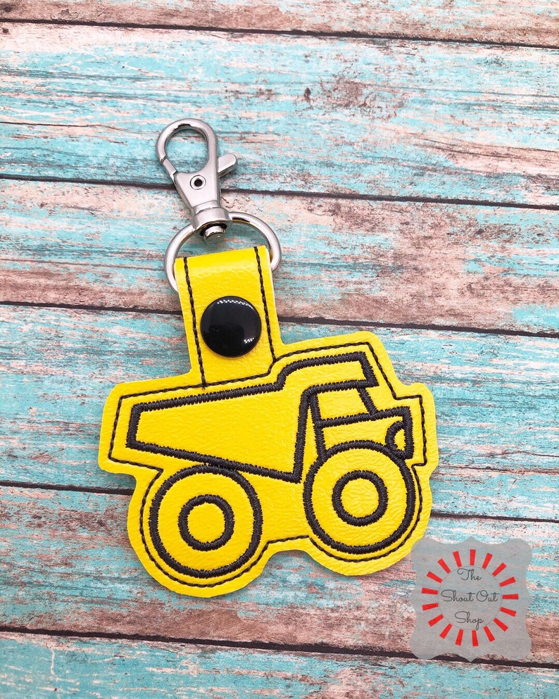 Dump Truck Keychain Dump Truck Key Chain Dump Truck Keyring Etsy