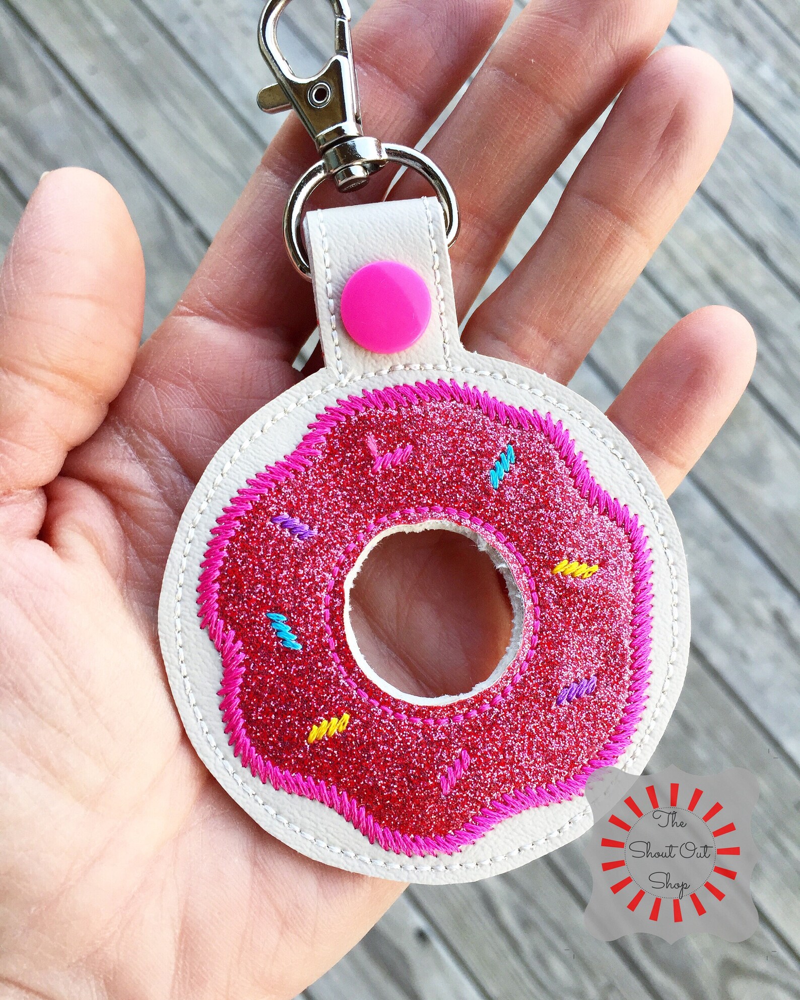 Doughnut Keychain Donut Keychain Doughnut Key Chain Donut Etsy