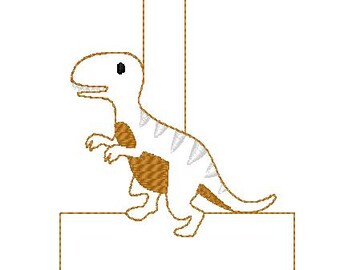 Personalized T-Rex Dinosaur Keychain, Dinosaur Key Chain, Dinosaur Key Ring, Dinosaur Keyring, Dino Key Chain, Bag Tag, Back Pack Name Tag
