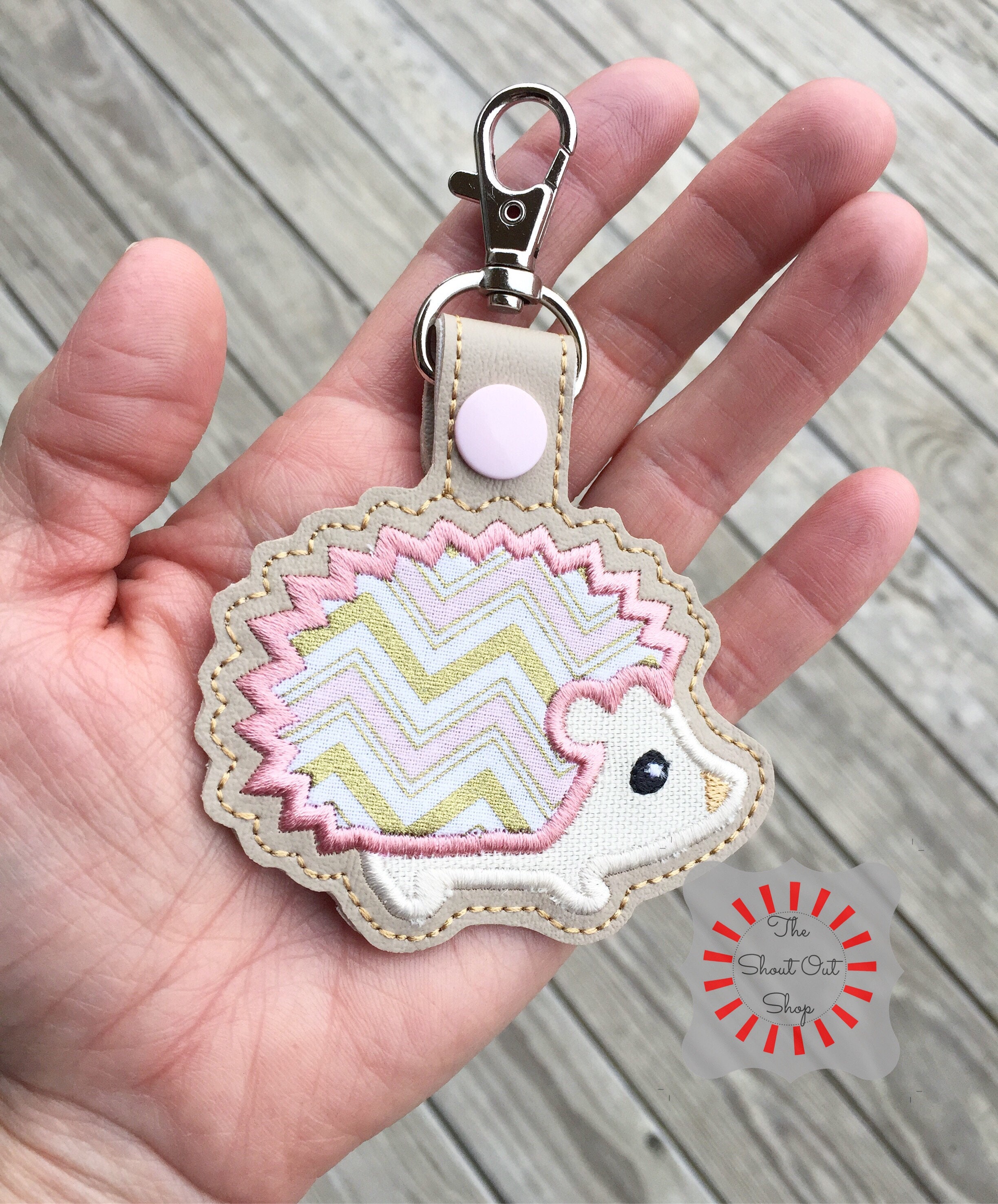 Hedgehog Keychain Hedgehog Key Chain Hedgehog Keyring Etsy