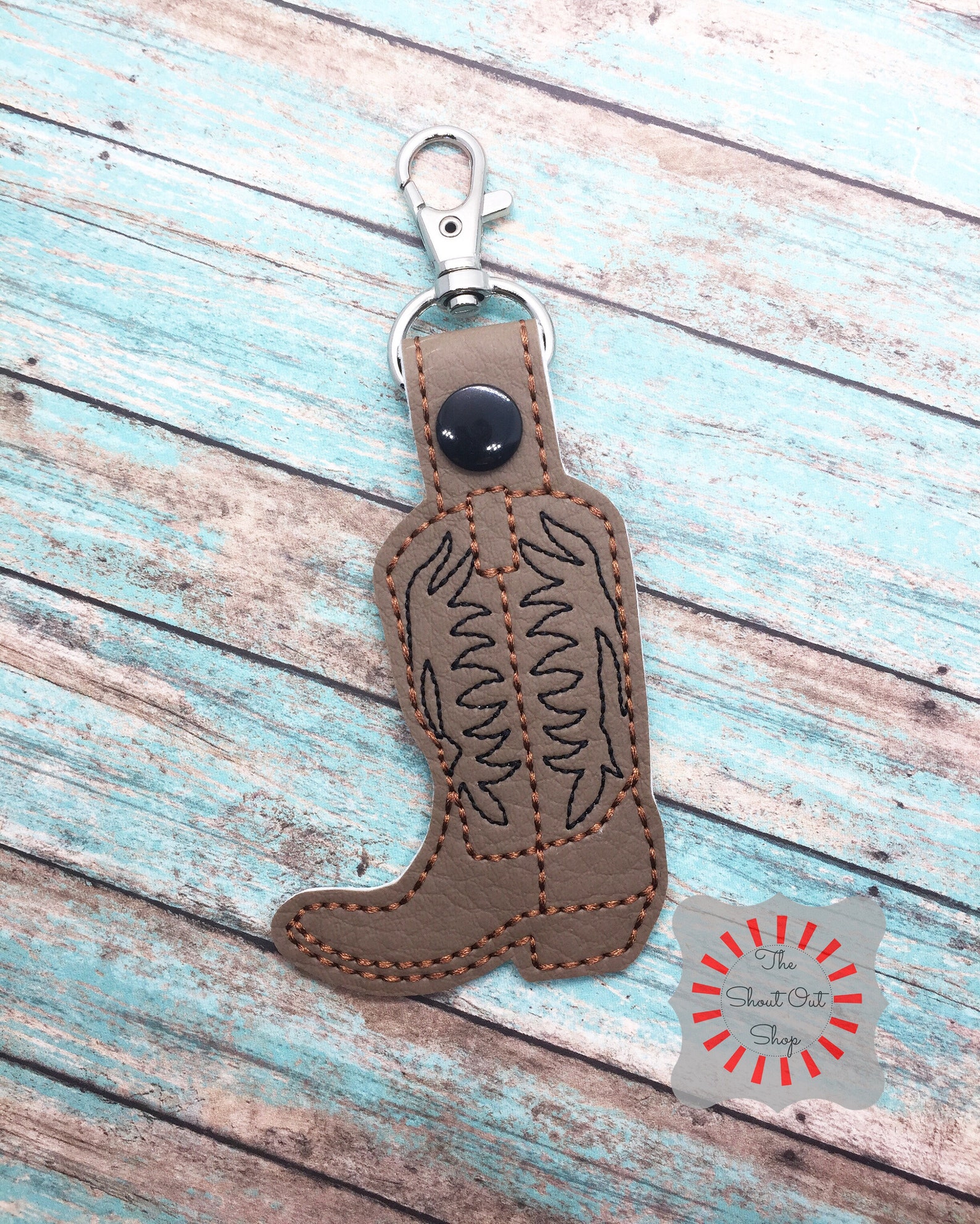 Cowboy Boot Keychain Cowboy Boot Key Chain Cowboy Boot Key Etsy
