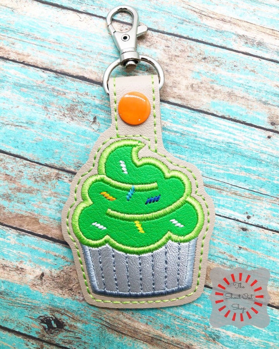 Cupcake Keychain Cupcake Key Chain Cupcake Keyring Cupcake Key Ring Dessert Foodie Food Lover Baker Kitchen Sweet Treat Charm