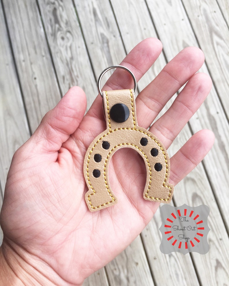Horsehoe Keychain Horseshoe Key Chain Horseshoe Keyring Etsy