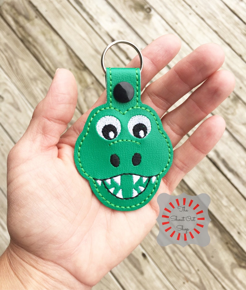Alligator Keychain Alligator Key Chain Alligator Keyfob Etsy