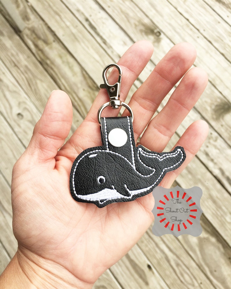 whale key chain