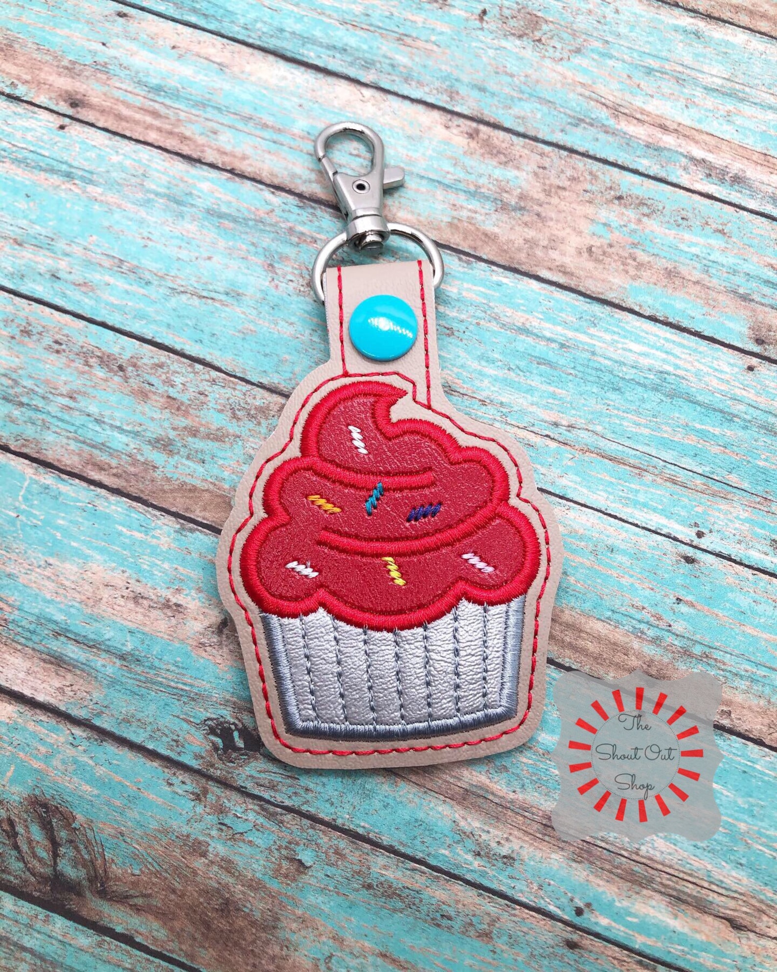 Cupcake Keychain Cupcake Key Chain Cupcake Keyring Cupcake Etsy