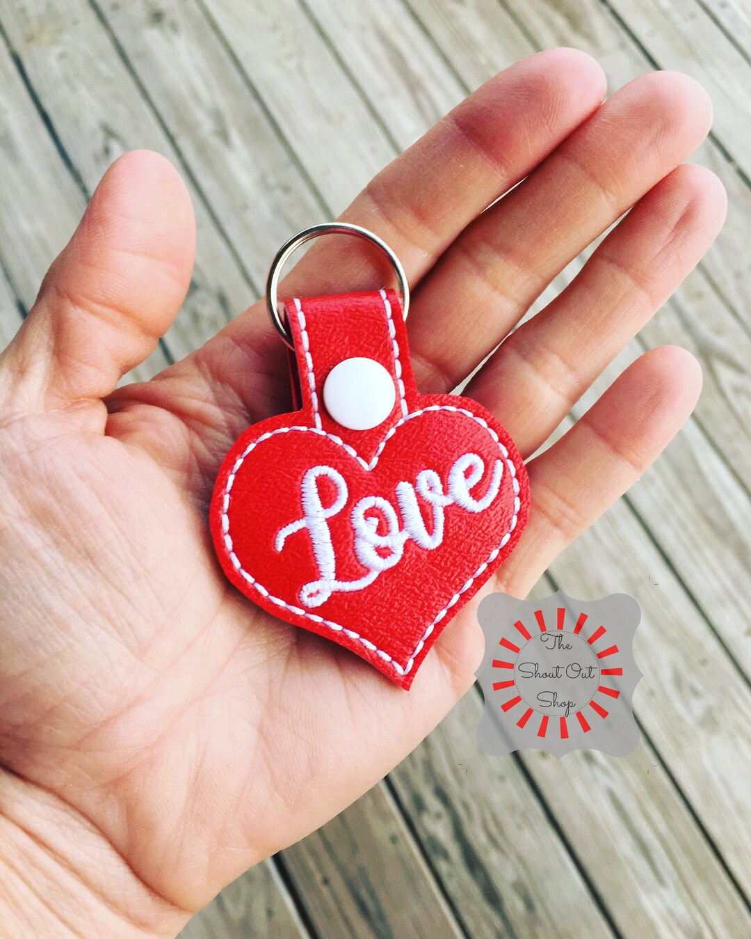 Heart Full of Love Keychain Heart Keychain Heart Key Chain Etsy