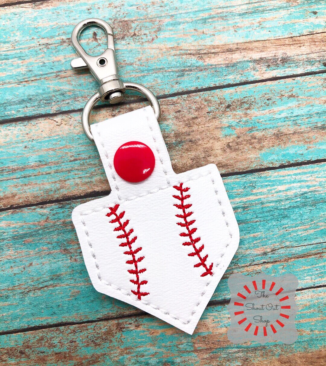 Home Plate Keychain Home Plate Key Chain Home Base Keychain Etsy