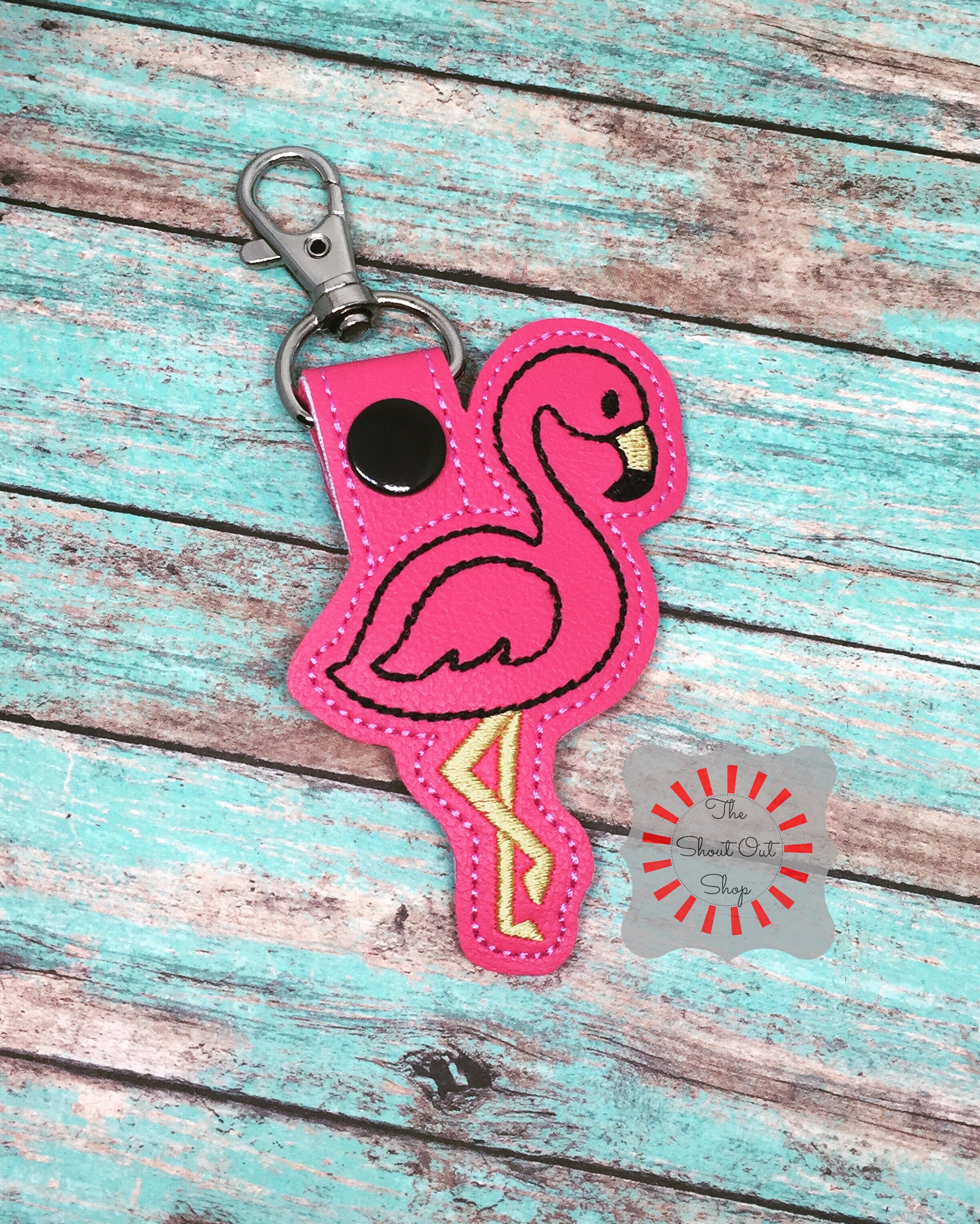 Flamingo Keychain Flamingo Key Chain Flamingo Keyfob Etsy