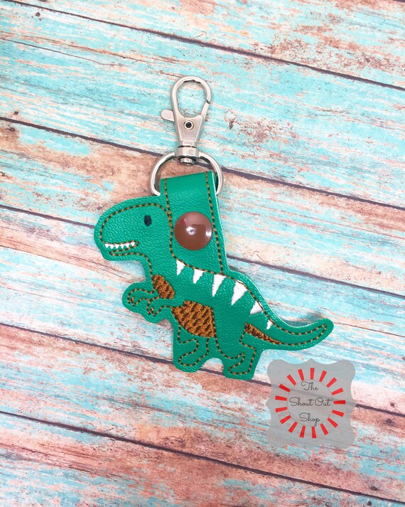 Dinosaur Keychain Dinosaur Key Chain Dinosaur Keyfob Etsy
