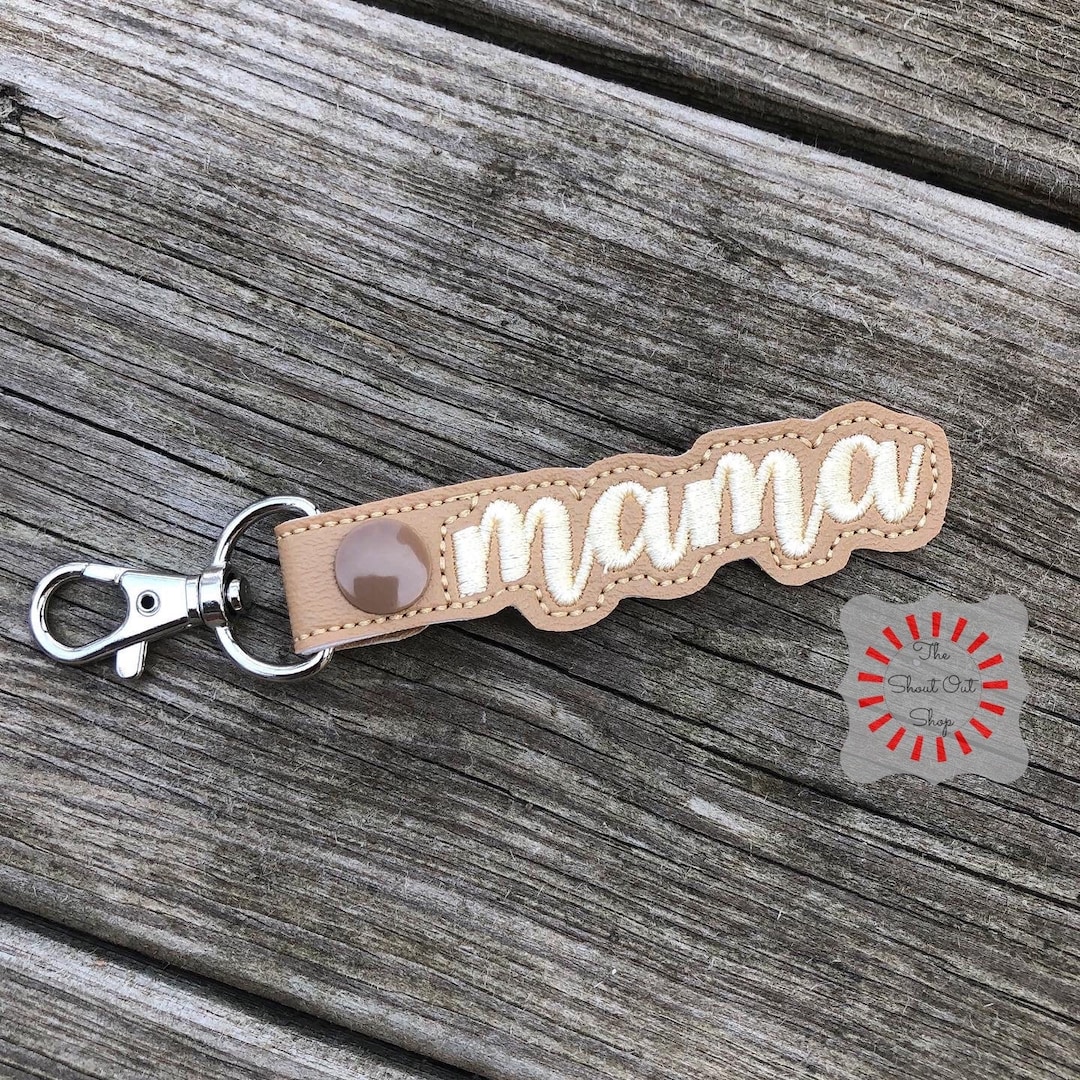 Mama Keychain, Mama Key Chain, Mama Keyring, Mama Key Ring, Mommy