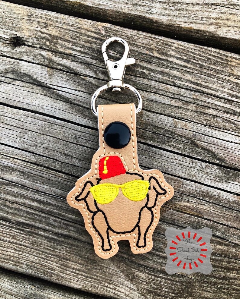 Turkey Keychain Turkey Key Chain Turkey Key Ring Turkey Etsy