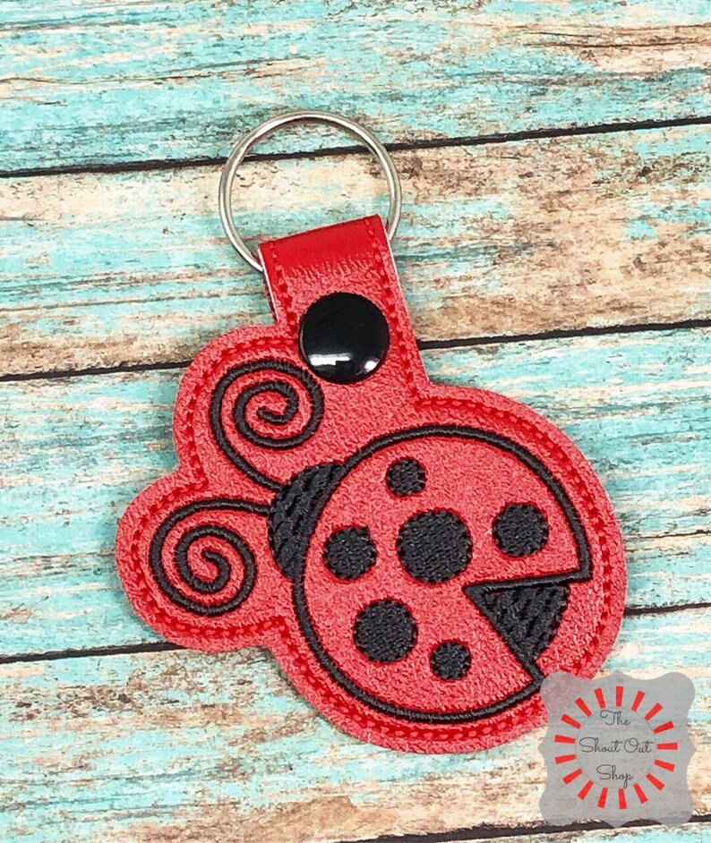 Ladybug Keychain Ladybug Key Chain Ladybug Keyring Ladybug Etsy
