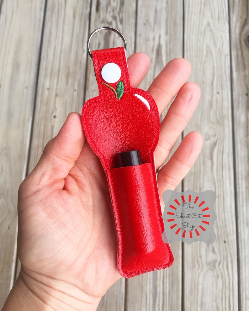 Apple Lip Balm Holder Apple Chapstick Holder Apple Essential Etsy