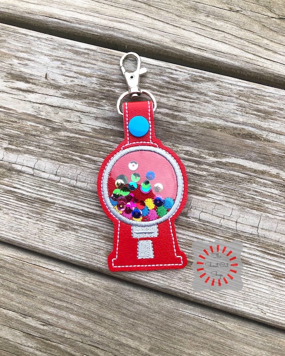 Gumball Machine Keychain Gumball Machine Key Chain Gumball Etsy