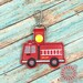 Fire Truck Keychain, Fire Truck Key Chain, Fire Truck Keyring, Fire ...
