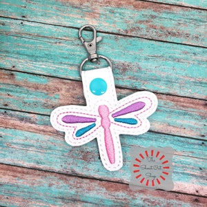 Dragonfly Keychain, Dragonfly Key Chain, Dragonfly Keyring, Dragonfly Keyfob, Dragonfly Purse Charm, Dragonfly Bag Tag, Luggage Tag, Swag