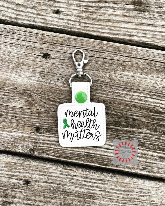 Mental Health Matters Keychain, Mental Health Matters Key Ring, Mental Health Awareness Month, Mental Wellness, Mental Health Support